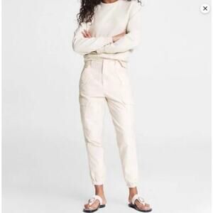 Rag & Bone Field Cargo Jogger Pants Ecru Cream Size 28 Cotton Utility